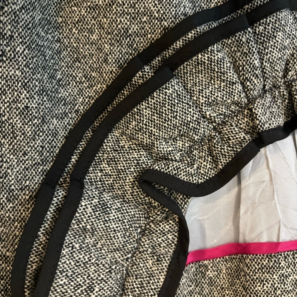 ❤️2/$15 or 3/$21❤️ Loft Tweed Black/White Half Jacket, Size 6 - Picture 9 of 13